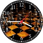 Ficha técnica e caractérísticas do produto Relógio de Parede Xadrez Esporte Jogos Decorações