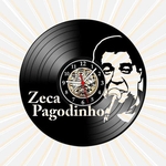 Ficha técnica e caractérísticas do produto Relógio de Parede Zeca Pagodinho Samba Musica Disco Vinil LP Retrô