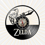 Relógio de Parede Zelda Games Vinil LP Decoração Retrô Vintage
