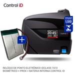 Ficha técnica e caractérísticas do produto Relógio de Ponto Eletrônico iDClass 1510 Biométrico + Prox Control iD+NOBREAK