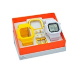 Ficha técnica e caractérísticas do produto Relógio de Pulso Champion YOT Unissex Kit Troca Pulseiras de Borracha - Amarelo e Branco - Champion Watch