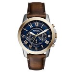 Ficha técnica e caractérísticas do produto Relógio de Pulso Fossil Grant Masculino com Pulseira de Couro FS/AN