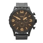 Ficha técnica e caractérísticas do produto Relógio de Pulso Fossil Masculino JR1356/4MN - Preto Fosco