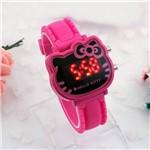 Relógio de Pulso Hello Kitty LED Pink - Outras Marcas