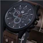 Ficha técnica e caractérísticas do produto Relógio De Pulso Masculino Quartz Exército Marrom Escuro