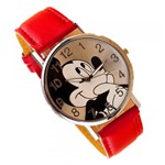Ficha técnica e caractérísticas do produto Relógio de Pulso Mickey Mouse Vermelho - Outras Marcas