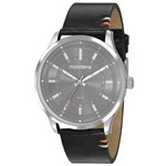 Ficha técnica e caractérísticas do produto Relógio de Pulso Mondaine Masculino com Pulseira de Couro 53796G0MVNH2 - Prata e Preto