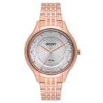 Ficha técnica e caractérísticas do produto Relógio de Pulso Orient Feminino com Cristais Swarovski FRSS0037 G1RX - Rosé