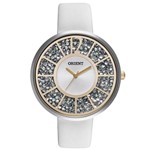 Ficha técnica e caractérísticas do produto Relógio de Pulso Orient Feminino com Pulseira de Couro - Branco