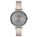 Ficha técnica e caractérísticas do produto Relógio de Pulso Orient Slim Feminino FTSS0076 S3SR - Prata e Rosé