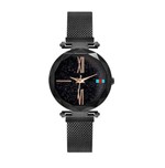 Ficha técnica e caractérísticas do produto Relógio de Pulso Quartz Feminino De Pulseira Magnética Preto