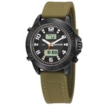 Ficha técnica e caractérísticas do produto Relógio de Pulso Seculus Masculino com Pulseira de Silicone 20792GPSVPU2 - Verde e Preto