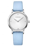 Relógio de pulso Suíco feminino Wenger Urban Donnissima 35mm Azul
