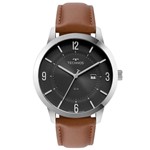 Ficha técnica e caractérísticas do produto Relógio de Pulso Technos Masculino com Pulseira de Couro 2117LCQ/0P - Marrom e Prata