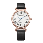Relógio de quartzo transfronteiriço relógio de Mostrador à escala Romana relógio de personalidade libov Relógio versátil de mulher