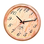Ficha técnica e caractérísticas do produto Relógio De Sauna De Madeira Moderno Relógio De Parede Decorativo Para Cozinha Escritório Quarto