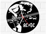 Ficha técnica e caractérísticas do produto Relógio de Vinil Disco Lp Parede Acdc Rock N Roll - 3D Fantasy