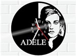 Ficha técnica e caractérísticas do produto Relógio de Vinil Disco Lp Parede Adele - 3D Fantasy