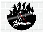 Ficha técnica e caractérísticas do produto Relógio de Vinil Disco Lp Parede Avengers Marvel Herói - 3D Fantasy