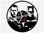 Ficha técnica e caractérísticas do produto Relógio de Vinil Disco Lp Parede Batman Super Homem Man - 3D Fantasy