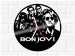 Ficha técnica e caractérísticas do produto Relógio de Vinil Disco Lp Parede Bon Jovi Rock - 3D Fantasy