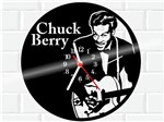 Ficha técnica e caractérísticas do produto Relógio de Vinil Disco Lp Parede Chuck Berry Rock Musica - 3D Fantasy
