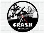 Relógio de Vinil Disco Lp Parede Crash Bandicoot Game - 3D Fantasy