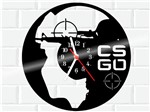 Ficha técnica e caractérísticas do produto Relógio de Vinil Disco Lp Parede Csgo Counter Strike Game - 3D Fantasy