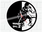 Ficha técnica e caractérísticas do produto Relógio de Vinil Disco Lp Parede Dragon Ball Z Desenho - 3D Fantasy