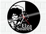 Ficha técnica e caractérísticas do produto Relógio de Vinil Disco Lp Parede Elza Soares Cantora - 3D Fantasy