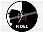 Ficha técnica e caractérísticas do produto Relógio de Vinil Disco Lp Parede Fidel Castro Marxismo - 3D Fantasy