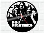 Ficha técnica e caractérísticas do produto Relógio de Vinil Disco Lp Parede Foo Fighters Rock - 3D Fantasy