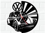 Ficha técnica e caractérísticas do produto Relógio de Vinil Disco Lp Parede Fusca Volkswagen Carro - 3D Fantasy