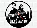 Ficha técnica e caractérísticas do produto Relógio de Vinil Disco Lp Parede Greys Anatomy Serie - 3D Fantasy