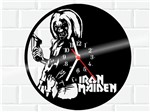 Ficha técnica e caractérísticas do produto Relógio de Vinil Disco Lp Parede Iron Maiden Rock - 3D Fantasy