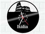 Ficha técnica e caractérísticas do produto Relógio de Vinil Disco Lp Parede Italia Viagem Turismo - 3D Fantasy
