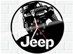 Ficha técnica e caractérísticas do produto Relógio de Vinil Disco Lp Parede Jeep Carro - 3D Fantasy