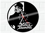 Ficha técnica e caractérísticas do produto Relógio de Vinil Disco Lp Parede King Diamond Rock - 3D Fantasy