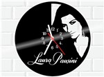 Ficha técnica e caractérísticas do produto Relógio de Vinil Disco Lp Parede Laura Pausini Cantora - 3D Fantasy