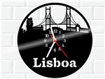Ficha técnica e caractérísticas do produto Relógio de Vinil Disco Lp Parede Lisboa Viagem Portugal - 3D Fantasy