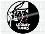 Ficha técnica e caractérísticas do produto Relógio de Vinil Disco Lp Parede Looney Tunes Pernalonga - 3D Fantasy