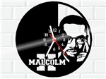 Ficha técnica e caractérísticas do produto Relógio de Vinil Disco Lp Parede Malcolm X Rap Hip Hop - 3D Fantasy