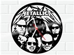 Ficha técnica e caractérísticas do produto Relógio de Vinil Disco Lp Parede Metallica Rock - 3D Fantasy