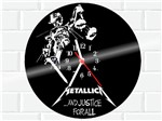Relógio de Vinil Disco Lp Parede Metallica Rock - 3D Fantasy