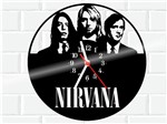 Ficha técnica e caractérísticas do produto Relógio de Vinil Disco Lp Parede Nirvana Rock - 3D Fantasy