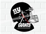 Ficha técnica e caractérísticas do produto Relógio de Vinil Disco Lp Parede Ny Giants Football - 3D Fantasy