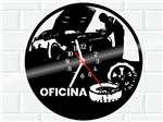Ficha técnica e caractérísticas do produto Relógio de Vinil Disco Lp Parede Oficina Mecanica - 3D Fantasy