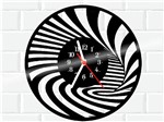 Ficha técnica e caractérísticas do produto Relógio de Vinil Disco Lp Parede Psicodelico - 3D Fantasy