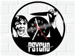 Ficha técnica e caractérísticas do produto Relógio de Vinil Disco Lp Parede Psicose Psycho Filme Cinema - 3D Fantasy