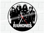 Ficha técnica e caractérísticas do produto Relógio de Vinil Disco Lp Parede Ramones Rock - 3D Fantasy